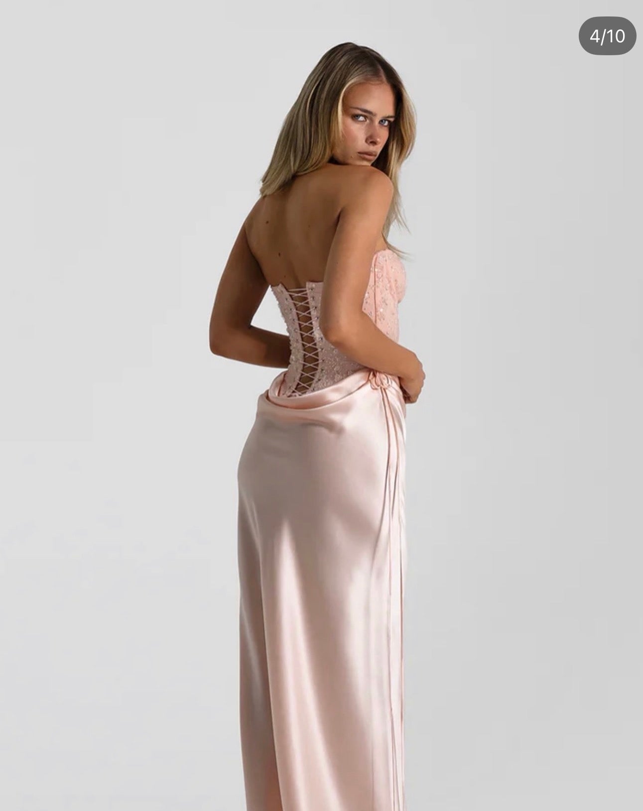 Natalie Rolt Verity Buster in Baby Pink + Evelyn Skirt