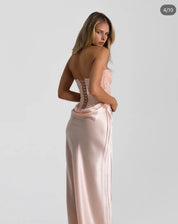 Natalie Rolt Verity Buster in Baby Pink + Evelyn Skirt