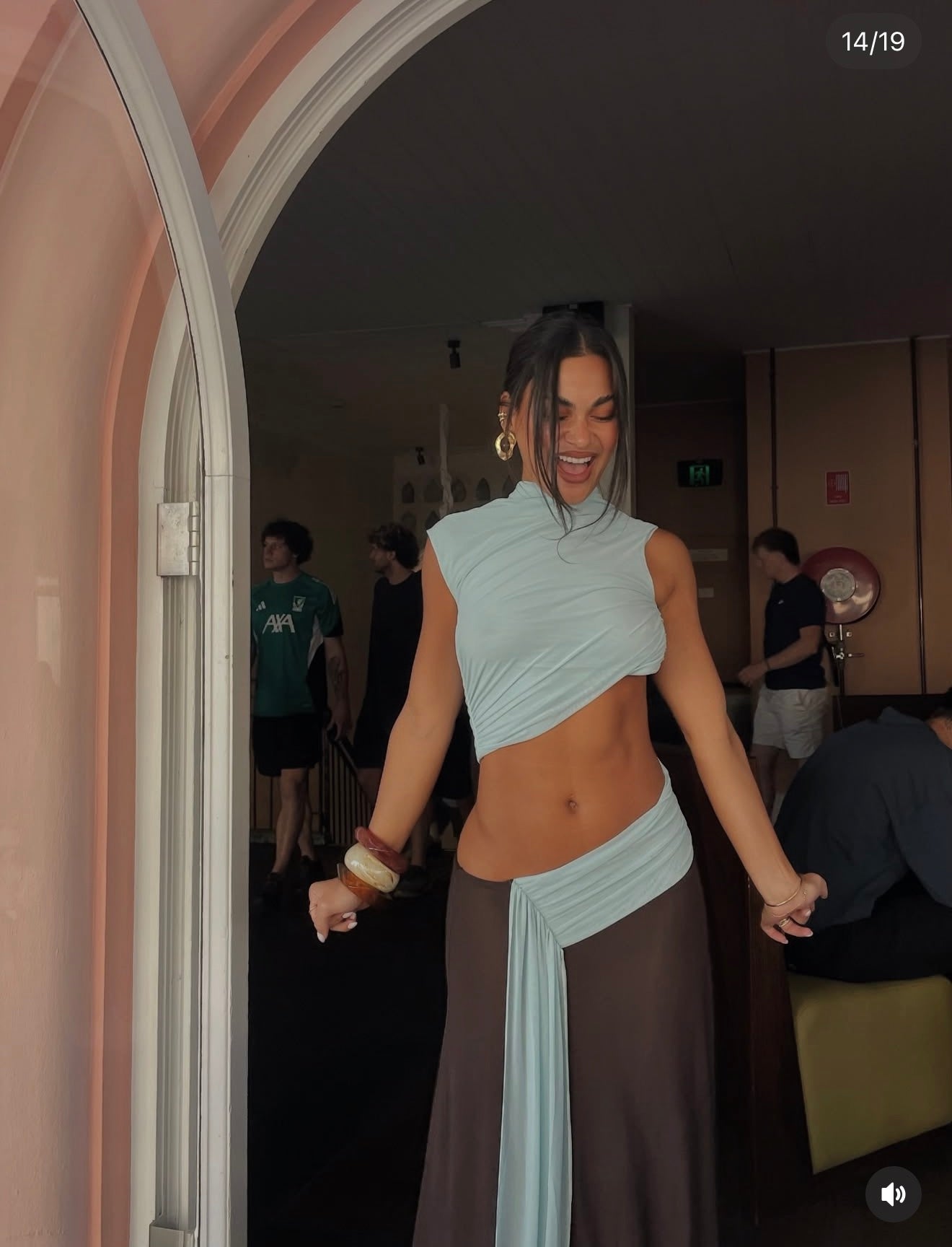 Bec + Bridge Conni Asym Midi Dress