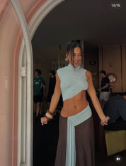 Bec + Bridge Conni Asym Midi Dress