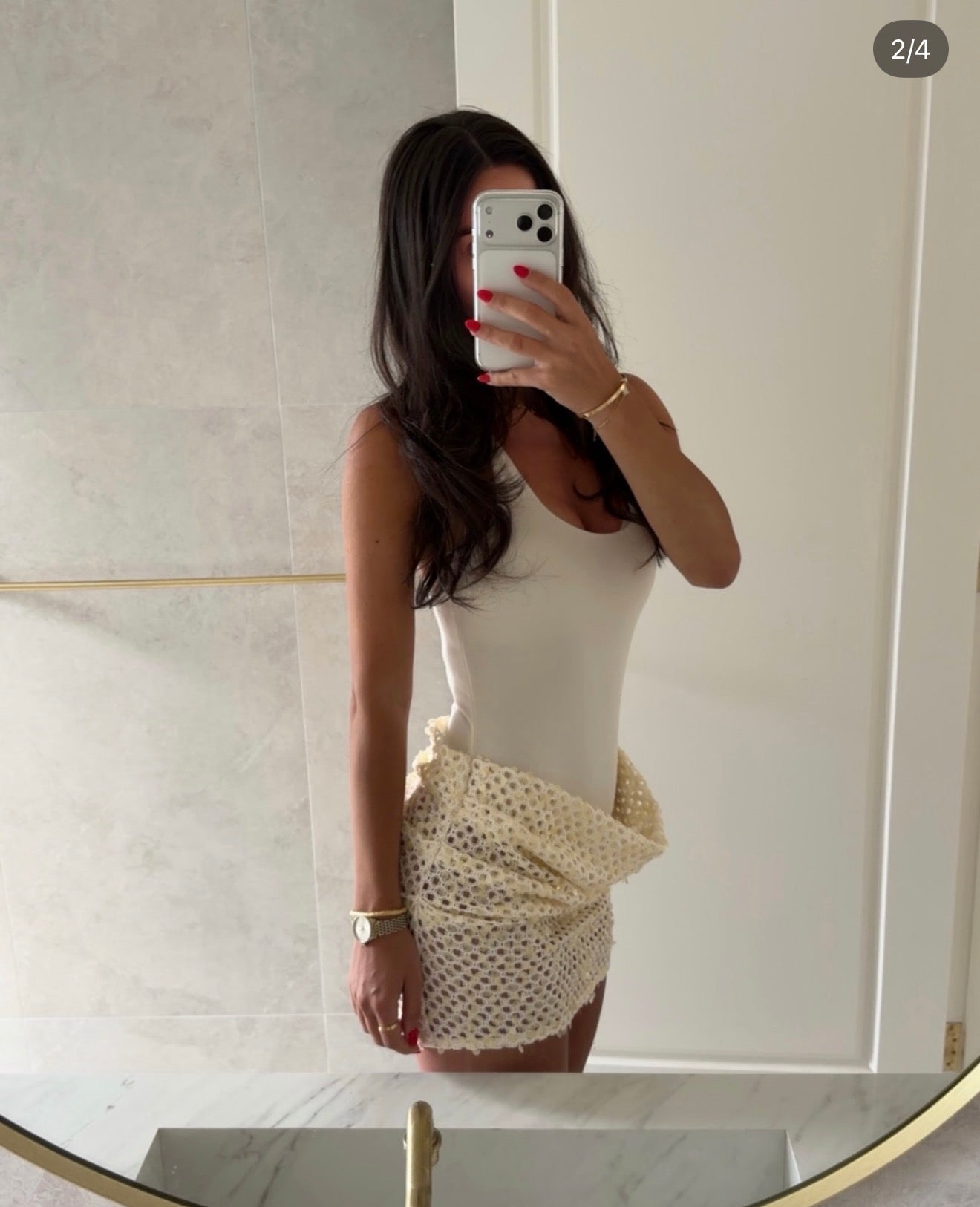 Benni Ariel White Mini