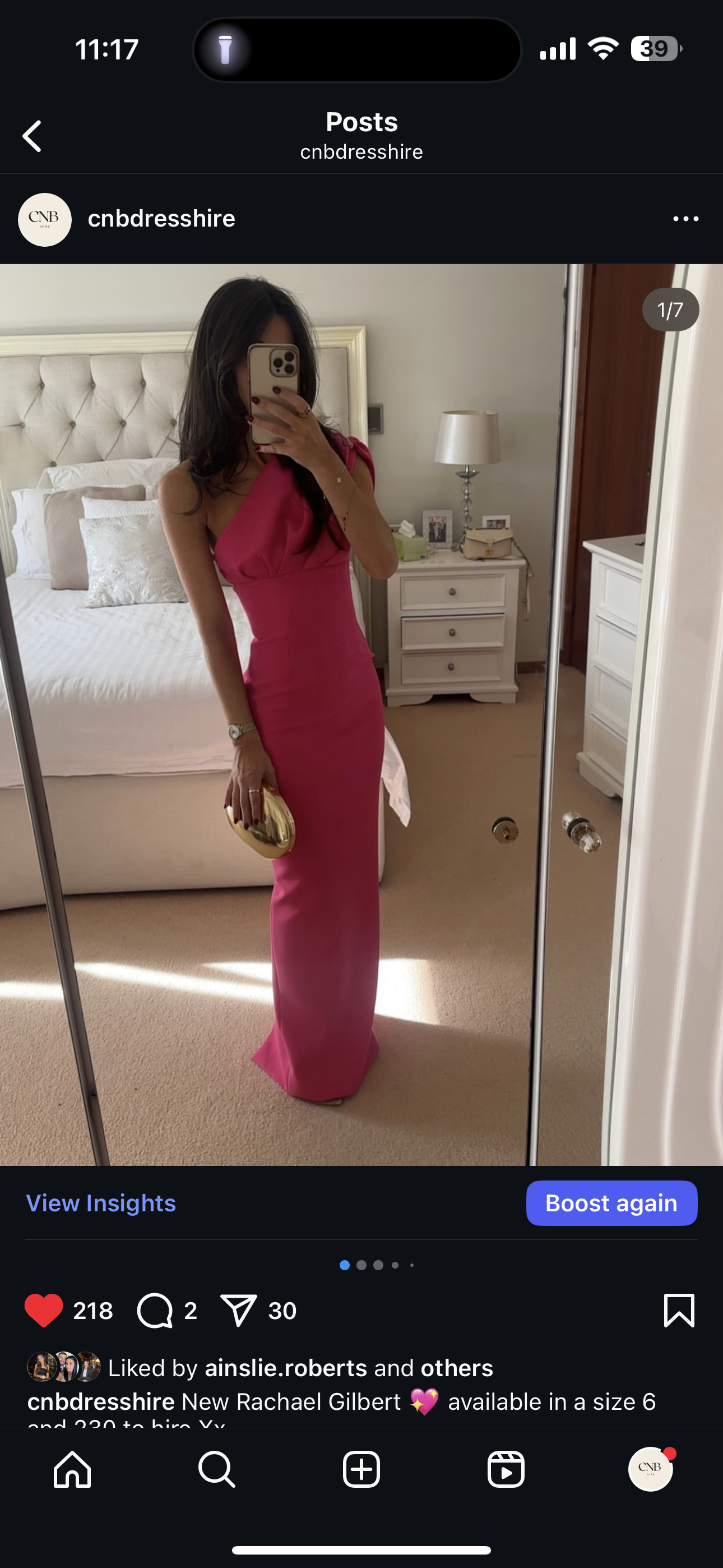 Rachel Gilbert Winona Gown