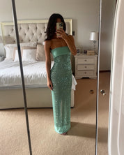 Fait Par Foutch Elizabeth Dress in Malachite