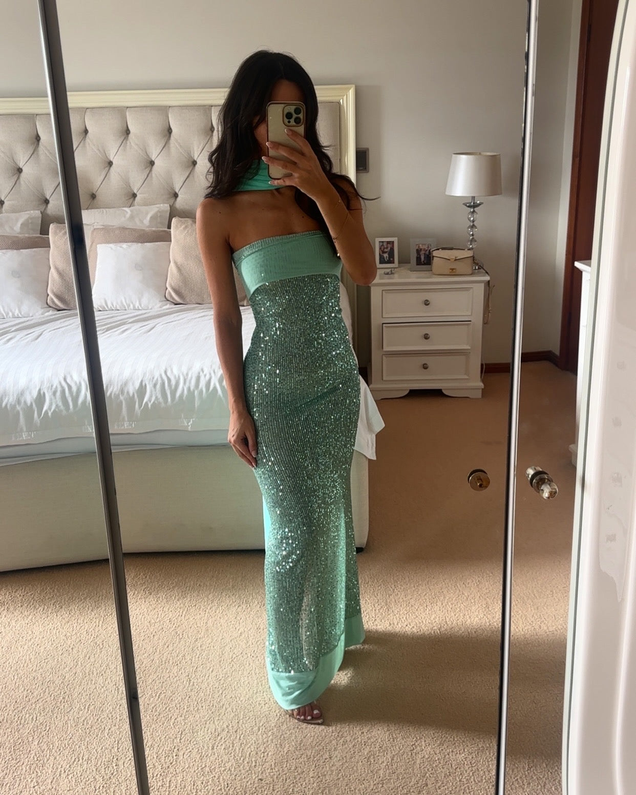 Fait Par Foutch Elizabeth Dress in Malachite