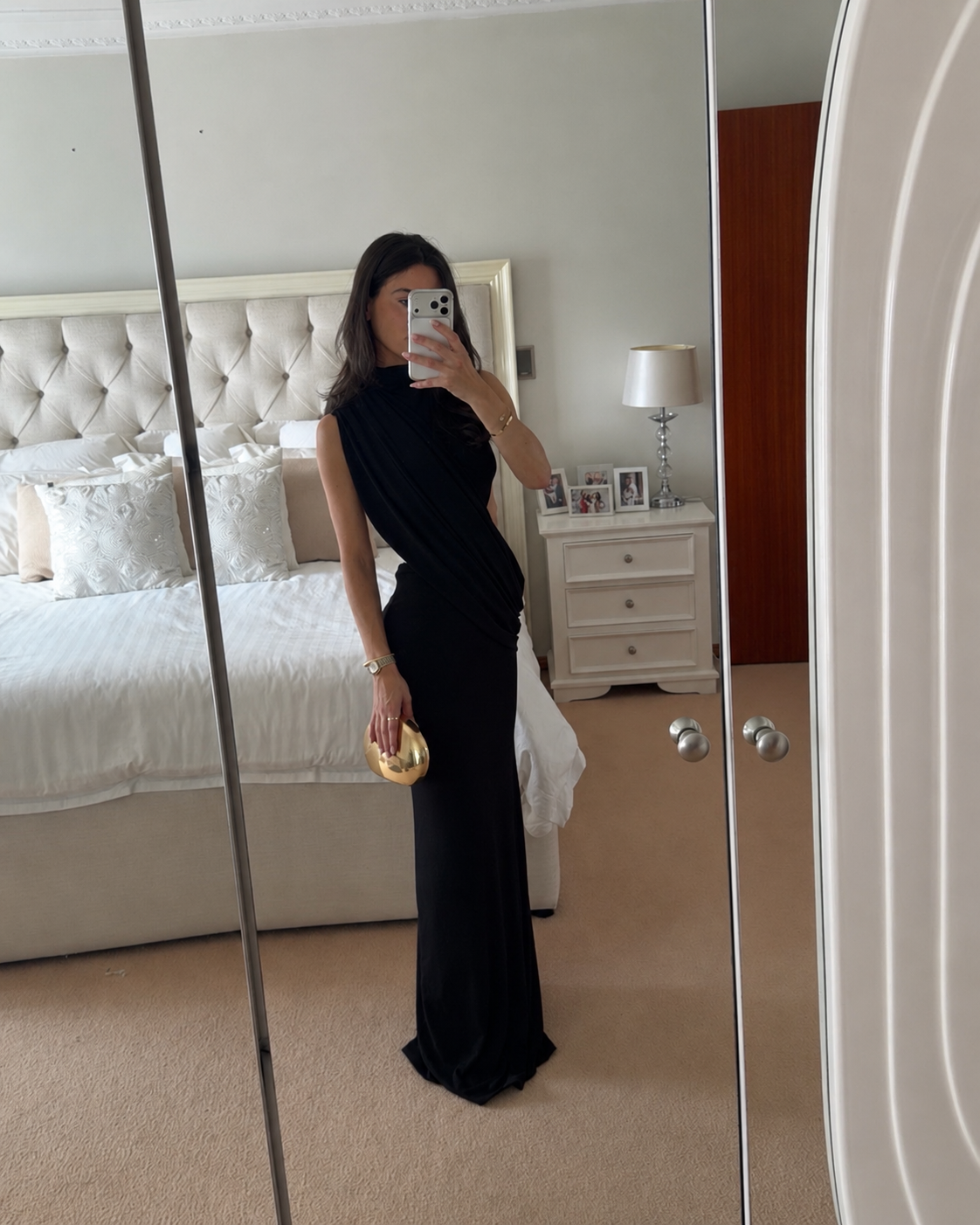 Effie Kats Aleksi Gown - Black