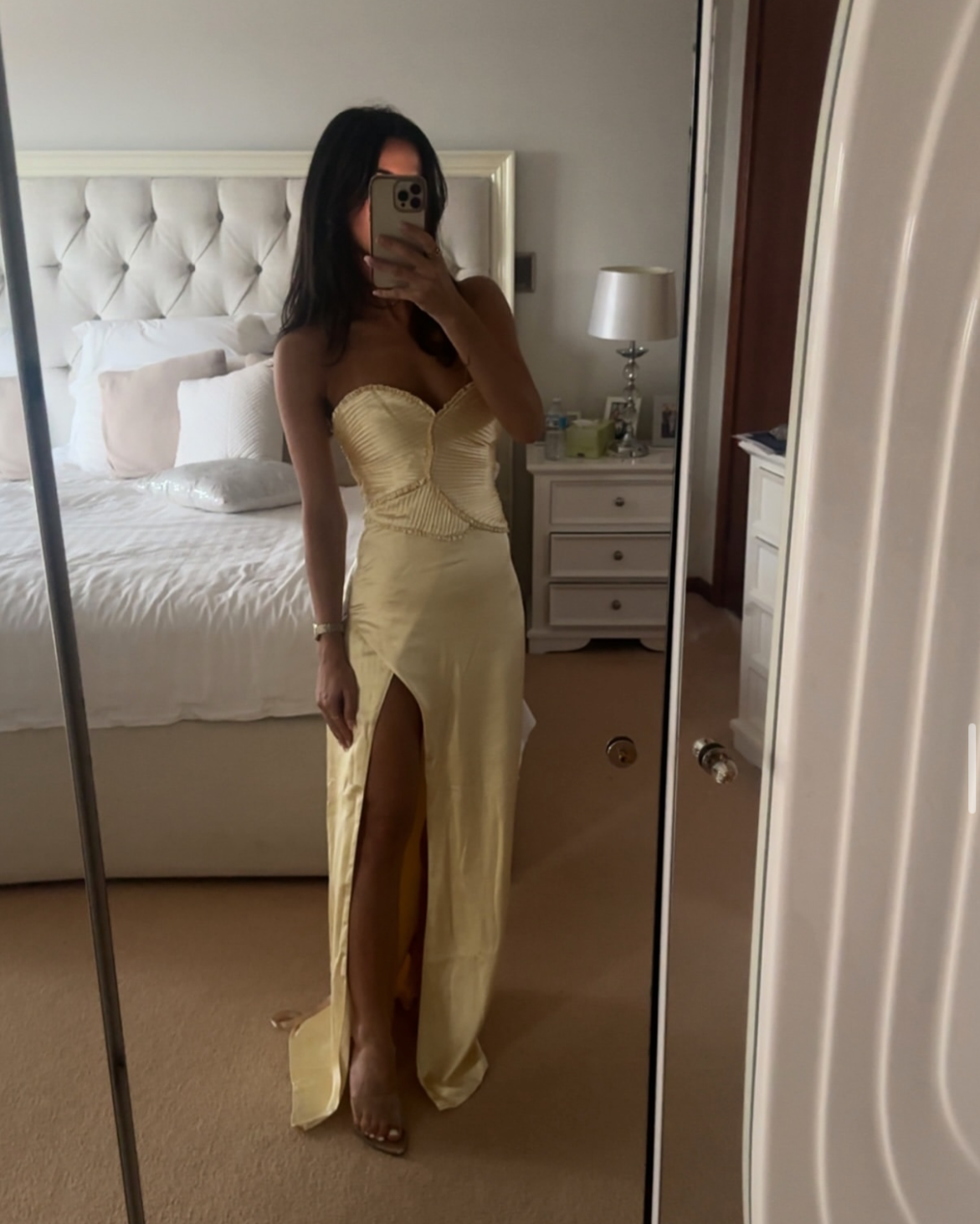 Meshki Gold Dress