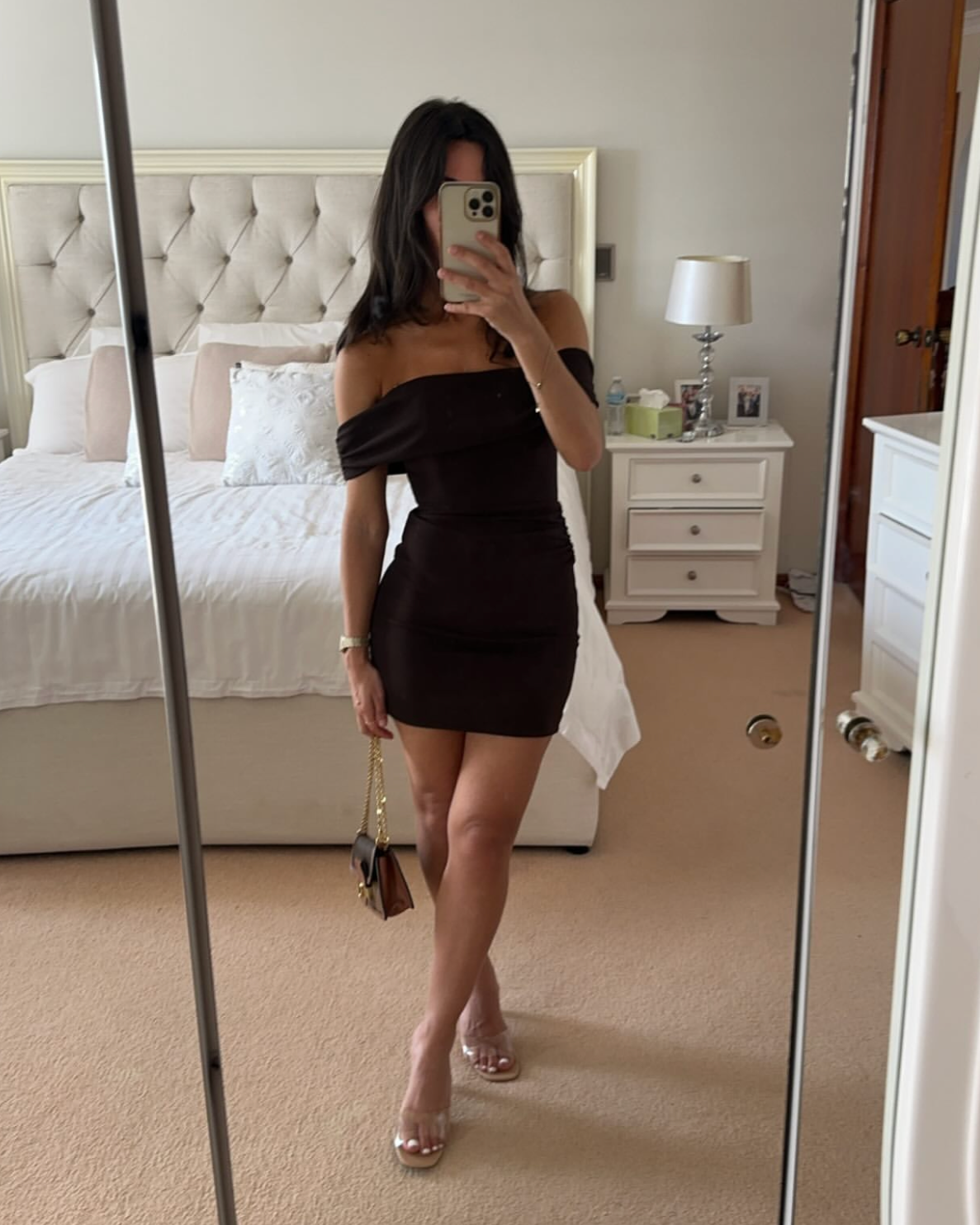 Effie Kats Brown Dress