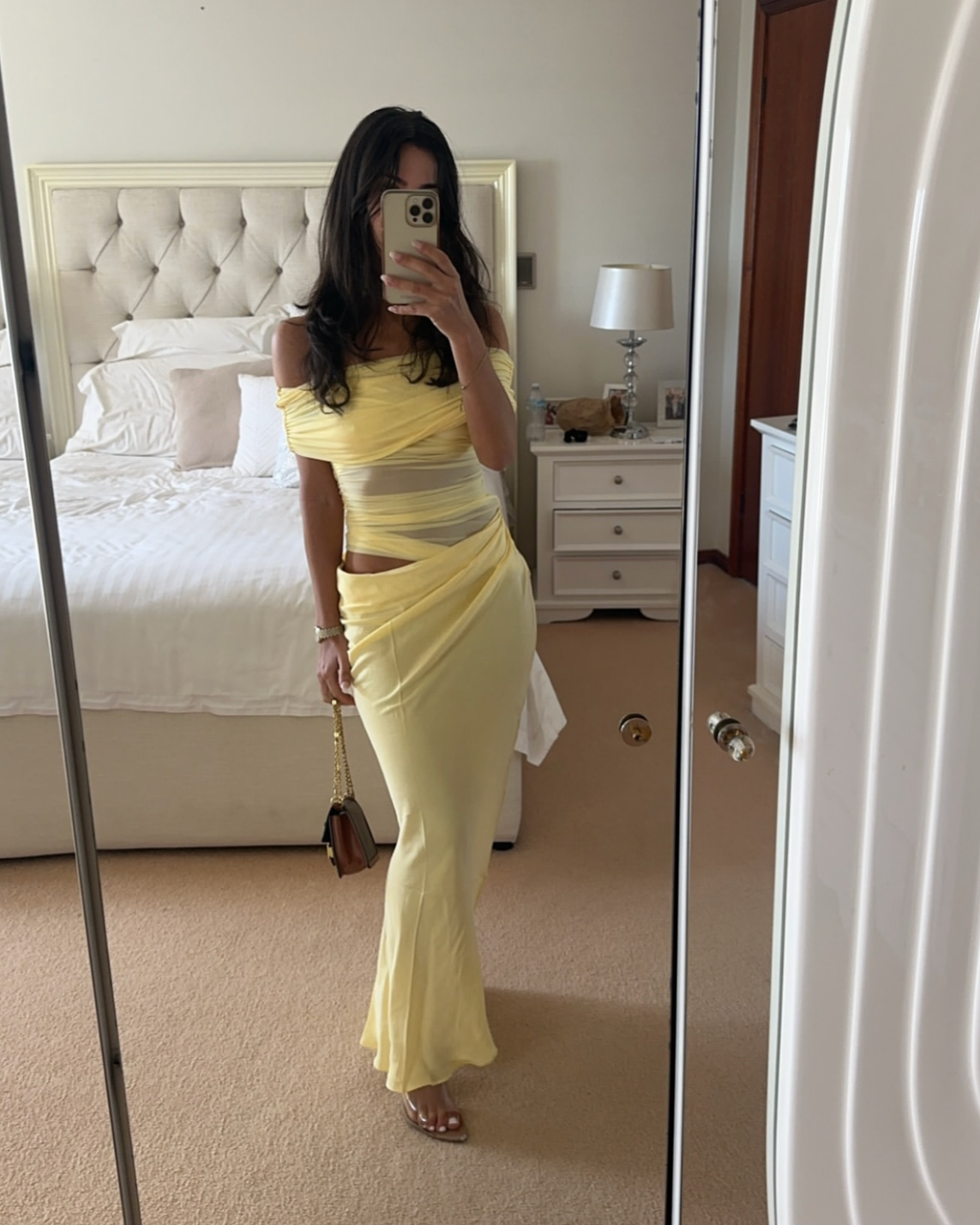 Benni Yellow Maxi Dress