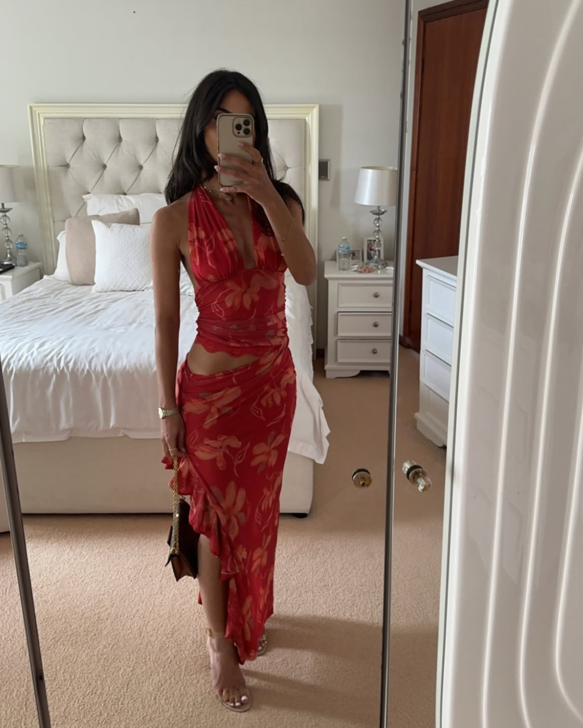 Benni Red Long Dress