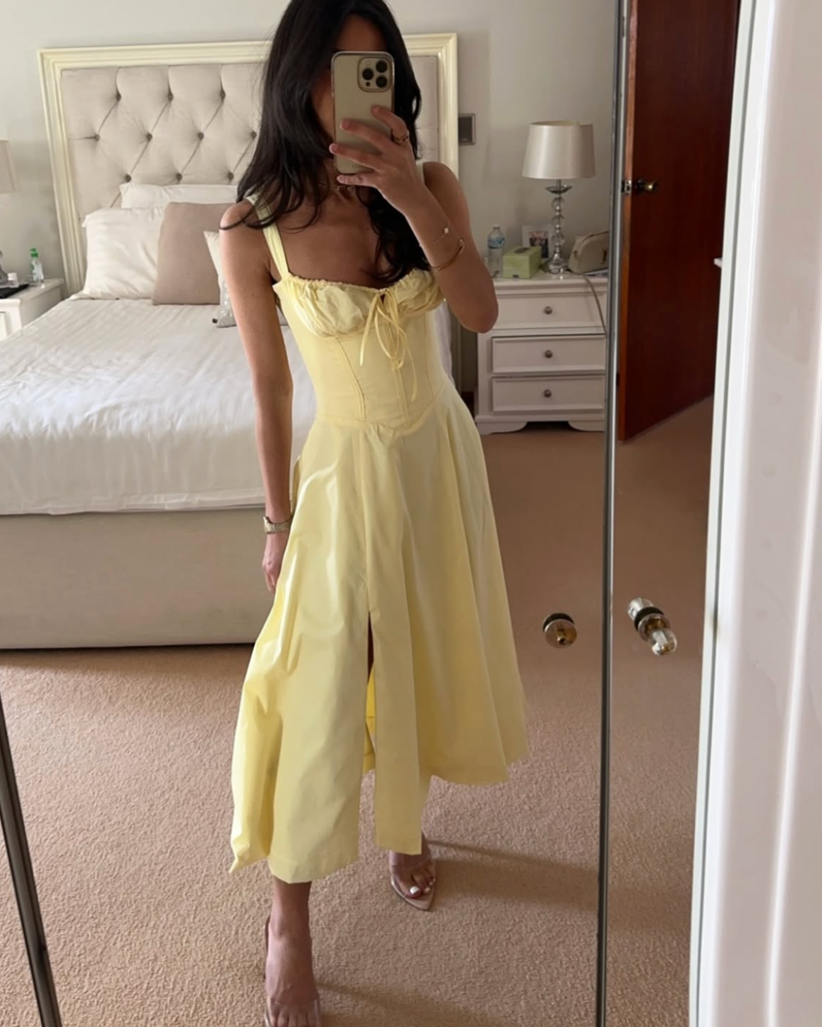 House of CB Yellow Dress