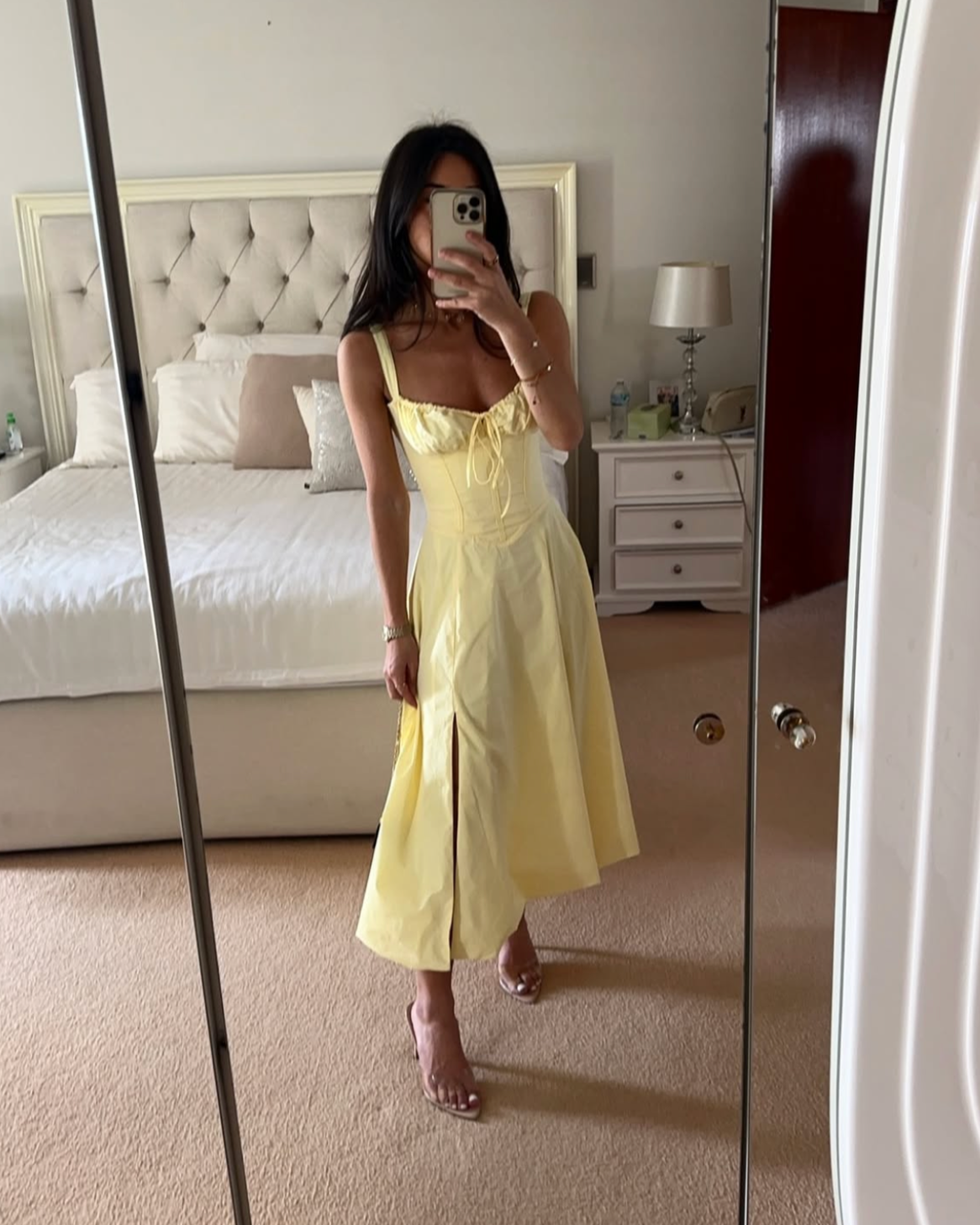 House of CB Yellow Dress