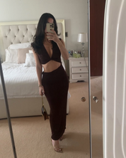 Benni Maroon Dress