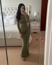 Benni Green Maxi Dress