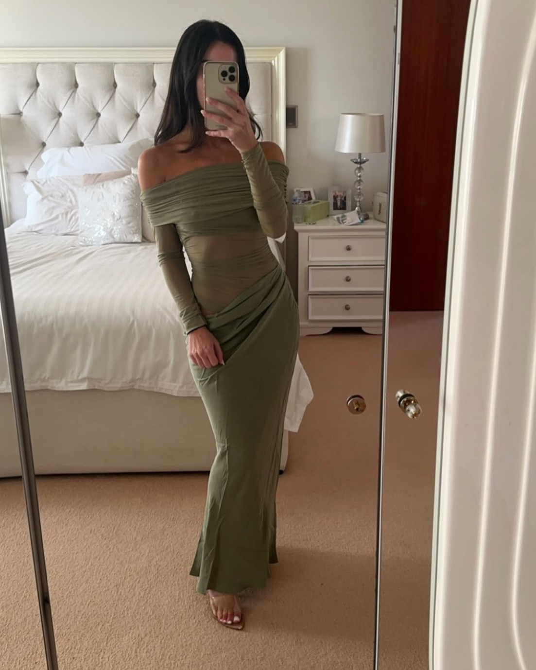 Benni Green Maxi Dress
