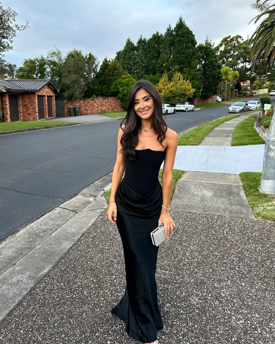 House of CB Black Dress