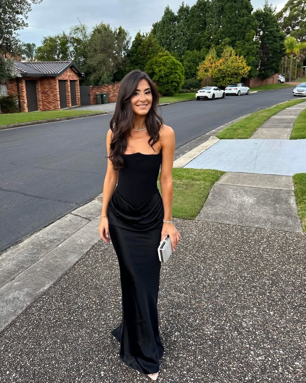 House of CB Black Dress