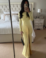 Beginning Boutique Yellow Dress