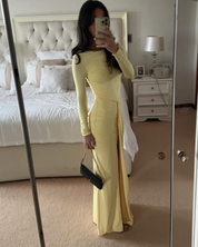 Beginning Boutique Yellow Dress