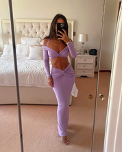 Natalie Rolt Purple Set