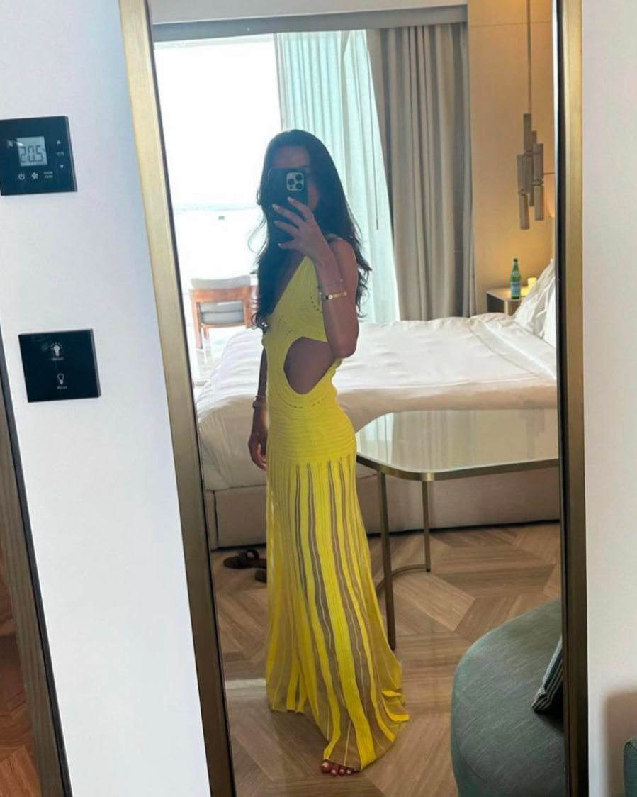 Ronny Kobo Yellow Dress