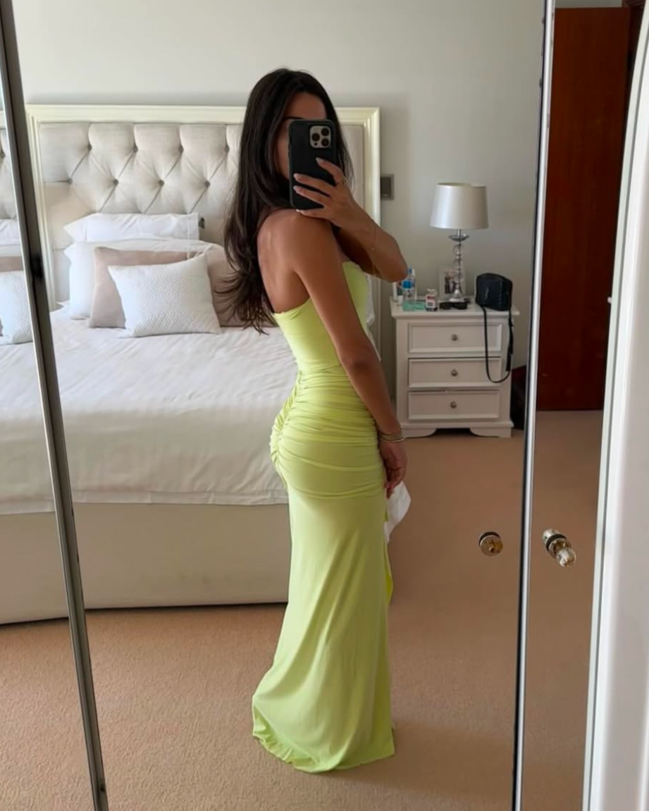 Natalie Rolt Lime Dress