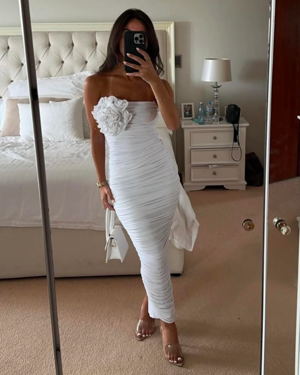 Bianca & Bridgett White Dress