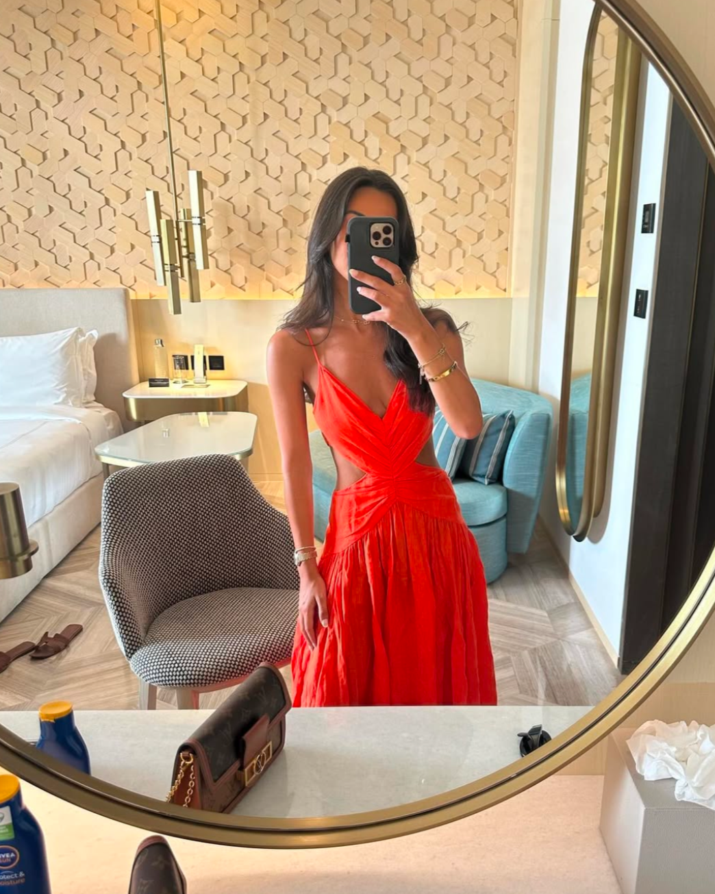Zimmermann Orange Dress