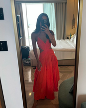 Zimmermann Orange Dress